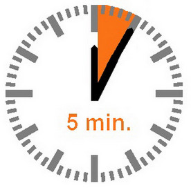 Logo 5 Minuten für Ressourceneffizienz